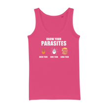Load image into Gallery viewer, Trump Parasite Organic Jersey Womens Tank Top
