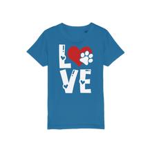 Load image into Gallery viewer, Love Dog Organic Jersey Kids T-Shirt
