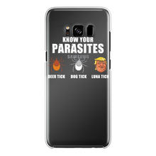 Load image into Gallery viewer, Trump Parasite Back Printed Transparent Hard Phone Case
