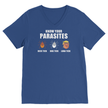 Load image into Gallery viewer, Trump Parasite Classic V-Neck T-Shirt
