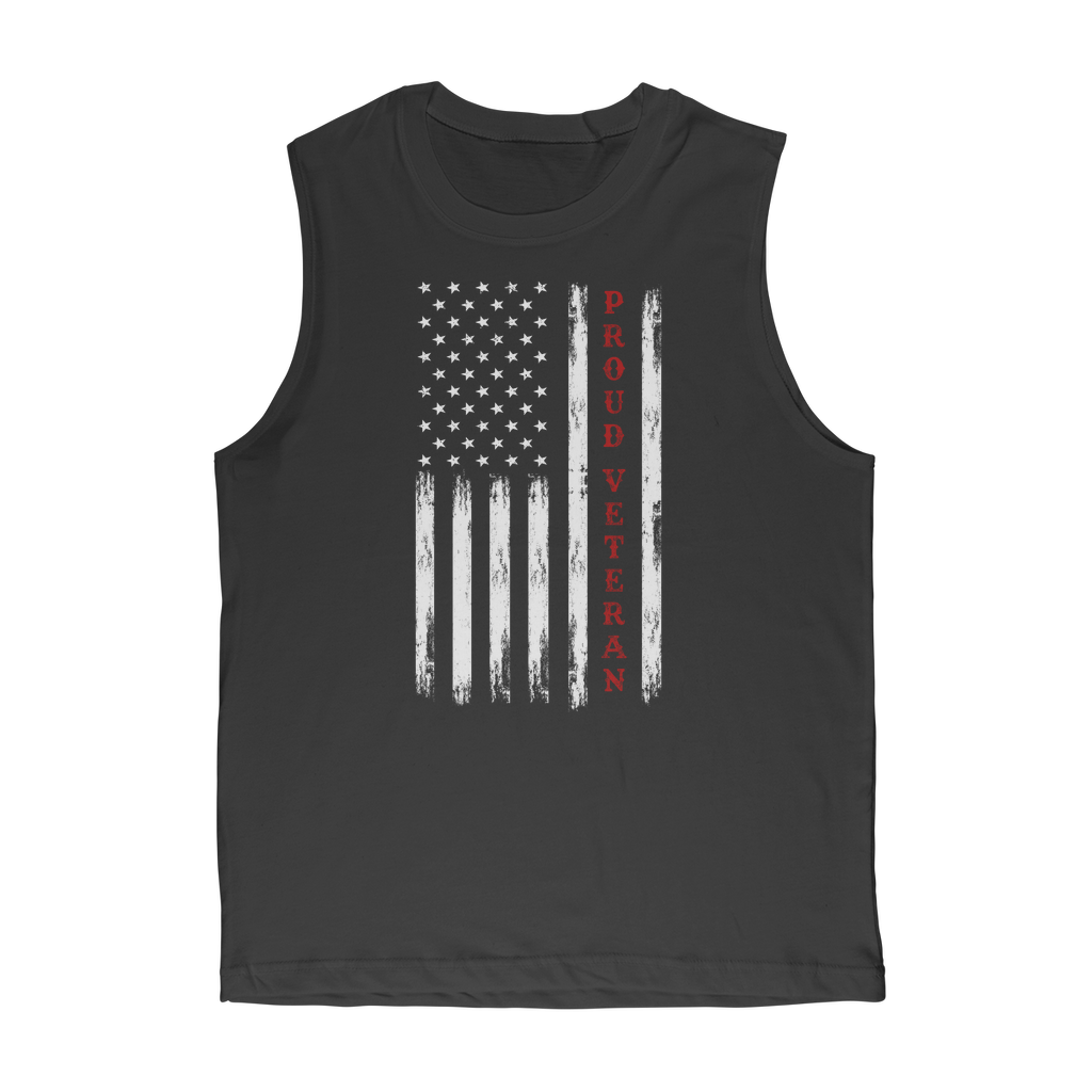 Proud Veteran Classic Adult Muscle Top