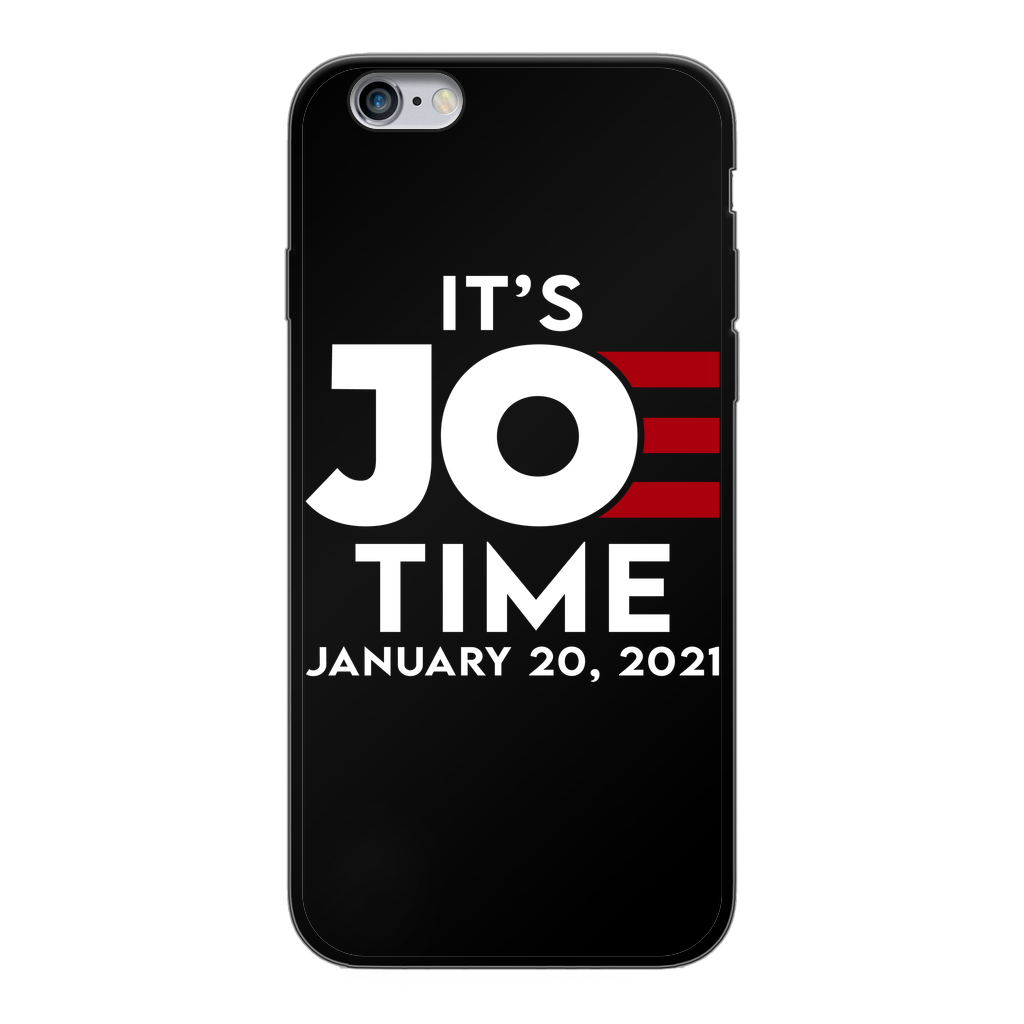 Joe Biden Back Printed Black Soft Phone Case