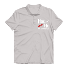 Load image into Gallery viewer, Hug Me I&#39;m Vaccinated Premium Adult Polo Shirt
