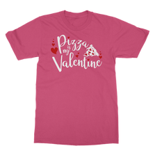 Load image into Gallery viewer, Pizza is My Valentine Classic Heavy Cotton Adult T-Shirt
