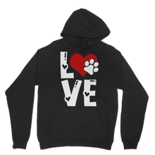 Load image into Gallery viewer, Love Dog Classic Adult Hoodie
