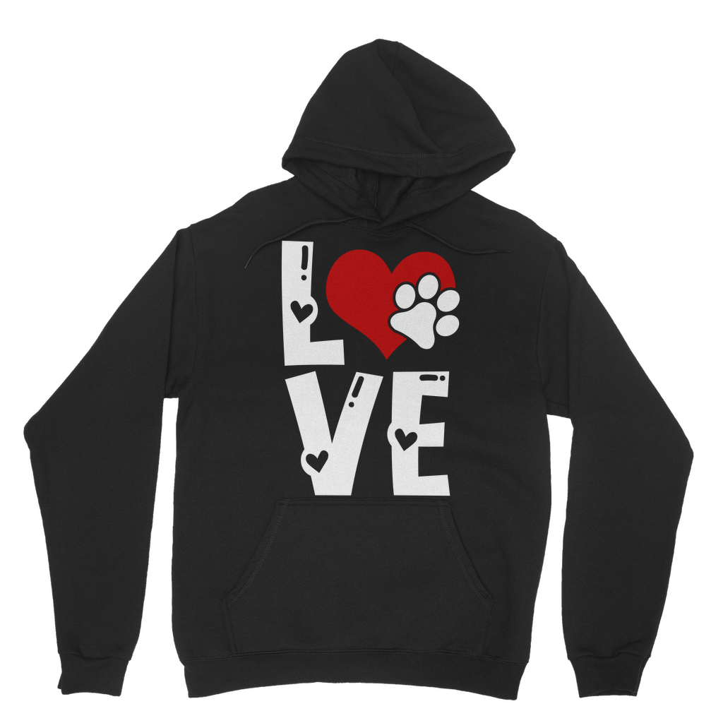 Love Dog Classic Adult Hoodie