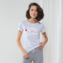 Load image into Gallery viewer, Pizza is My Valentine Women&#39;s Long Pant Pyjama Set
