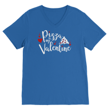 Load image into Gallery viewer, Pizza is My Valentine Premium V-Neck T-Shirt
