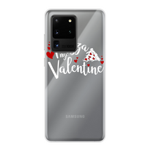 Load image into Gallery viewer, Pizza is My Valentine Back Printed Transparent Soft Phone Case
