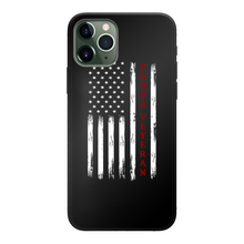 Load image into Gallery viewer, Proud Veteran Back Printed Black Soft Phone Case
