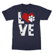 Load image into Gallery viewer, Love Dog Classic Heavy Cotton Adult T-Shirt
