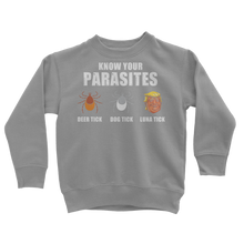 Load image into Gallery viewer, Trump Parasite Classic Kids Sweatshirt
