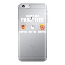 Load image into Gallery viewer, Trump Parasite Back Printed Transparent Hard Phone Case
