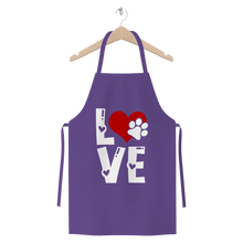 Load image into Gallery viewer, Love Dog Premium Jersey Apron
