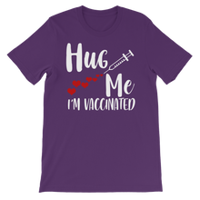 Load image into Gallery viewer, Hug Me I&#39;m Vaccinated Classic Kids T-Shirt
