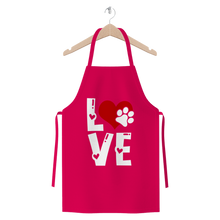 Load image into Gallery viewer, Love Dog Premium Jersey Apron
