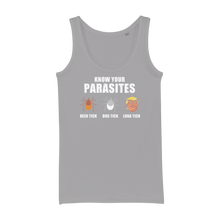 Load image into Gallery viewer, Trump Parasite Organic Jersey Womens Tank Top
