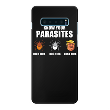 Load image into Gallery viewer, Trump Parasite Back Printed Black Hard Phone Case
