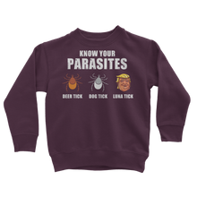 Load image into Gallery viewer, Trump Parasite Classic Kids Sweatshirt
