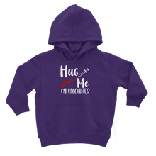 Load image into Gallery viewer, Hug Me I&#39;m Vaccinated Classic Kids Hoodie
