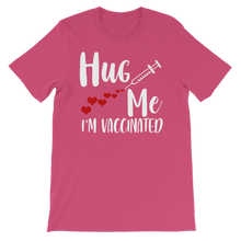 Load image into Gallery viewer, Hug Me I&#39;m Vaccinated Classic Kids T-Shirt
