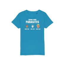 Load image into Gallery viewer, Trump Parasite Organic Jersey Kids T-Shirt
