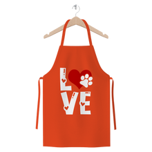 Load image into Gallery viewer, Love Dog Premium Jersey Apron
