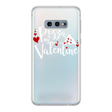 Load image into Gallery viewer, Pizza is My Valentine Back Printed Transparent Soft Phone Case
