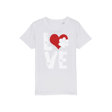 Load image into Gallery viewer, Love Dog Organic Jersey Kids T-Shirt
