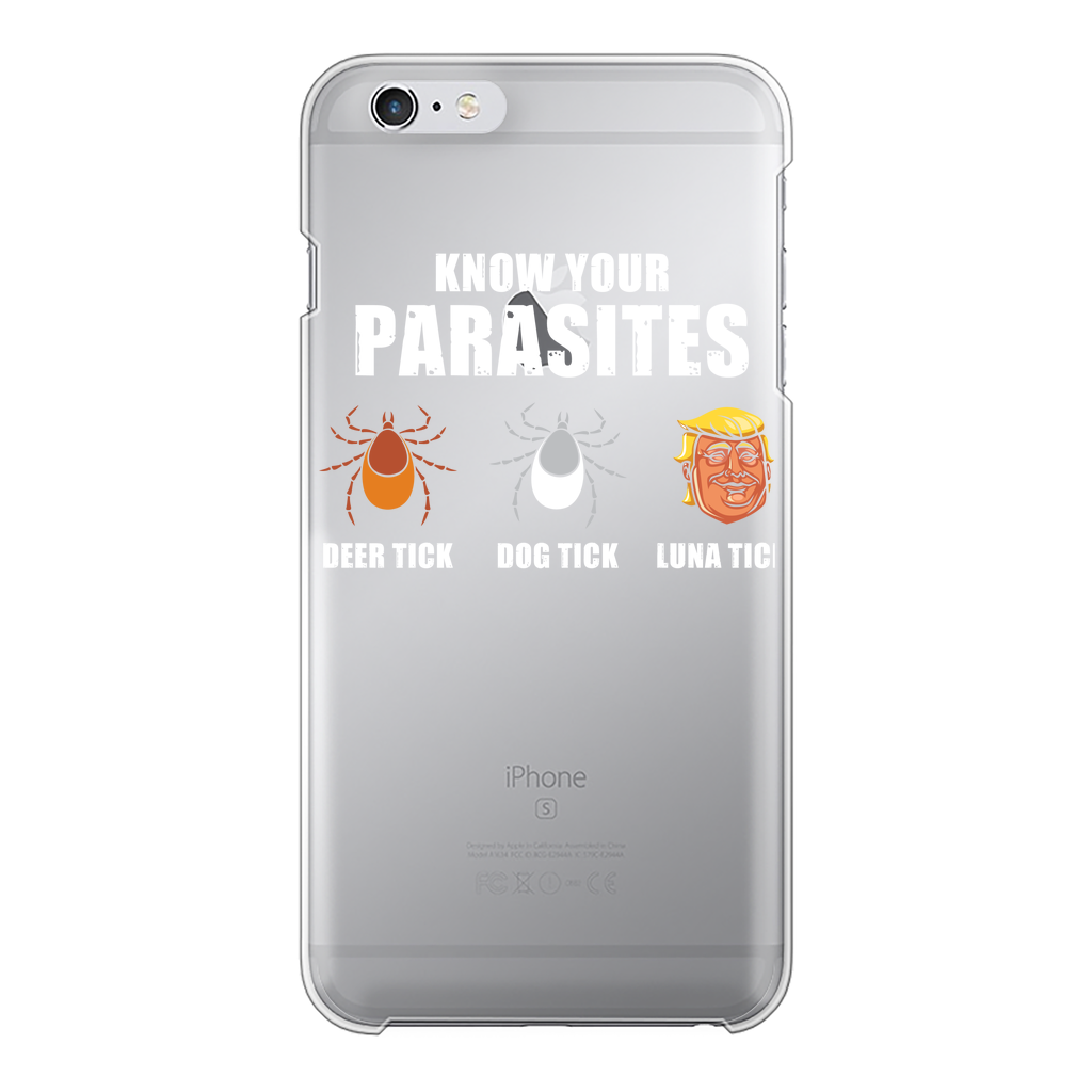 Trump Parasite Back Printed Transparent Hard Phone Case