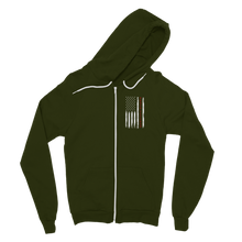 Load image into Gallery viewer, Proud Veteran Classic Adult Zip Hoodie
