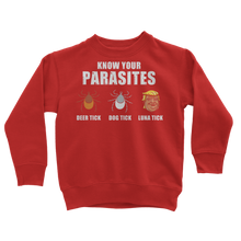 Load image into Gallery viewer, Trump Parasite Classic Kids Sweatshirt
