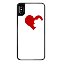 Load image into Gallery viewer, Love Dog Back Printed Black Hard Phone Case
