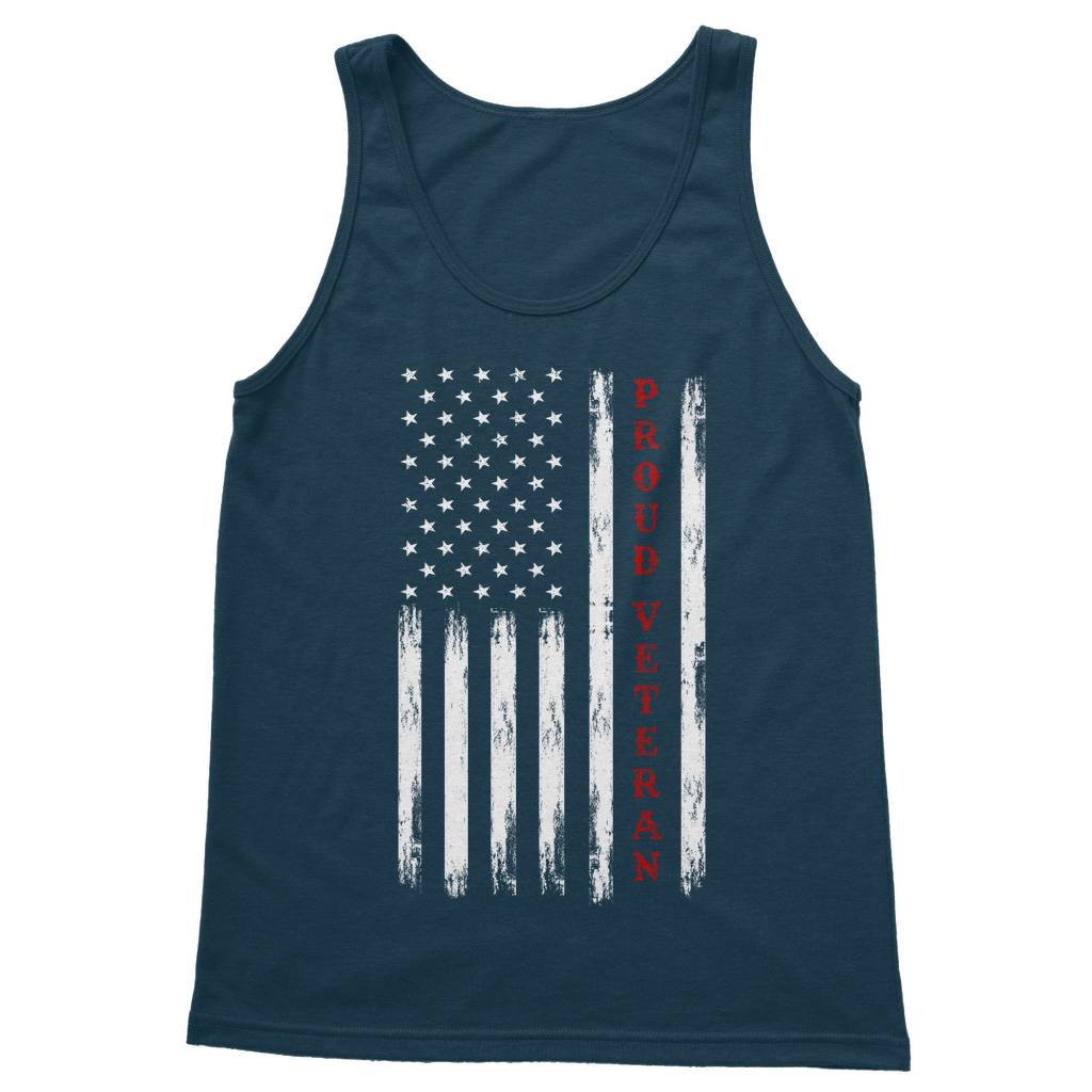 Proud Veteran Classic Adult Vest Top