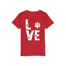Load image into Gallery viewer, Love Dog Organic Jersey Kids T-Shirt
