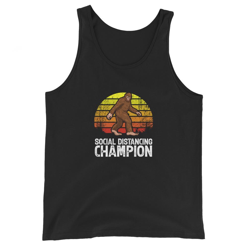 Social Distancing Champion Funny Bigfoot Gift